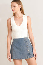 SANTA MONICA DENIM SKORT Flying Tomato