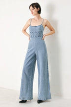 SKYLINE SWEETHEART DENIM JUMPSUIT Flying Tomato