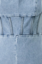 SKYLINE SWEETHEART DENIM JUMPSUIT Flying Tomato