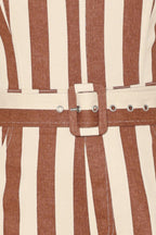 GOLDEN STRIPE ERA WOVEN JUMPSUIT Flying Tomato
