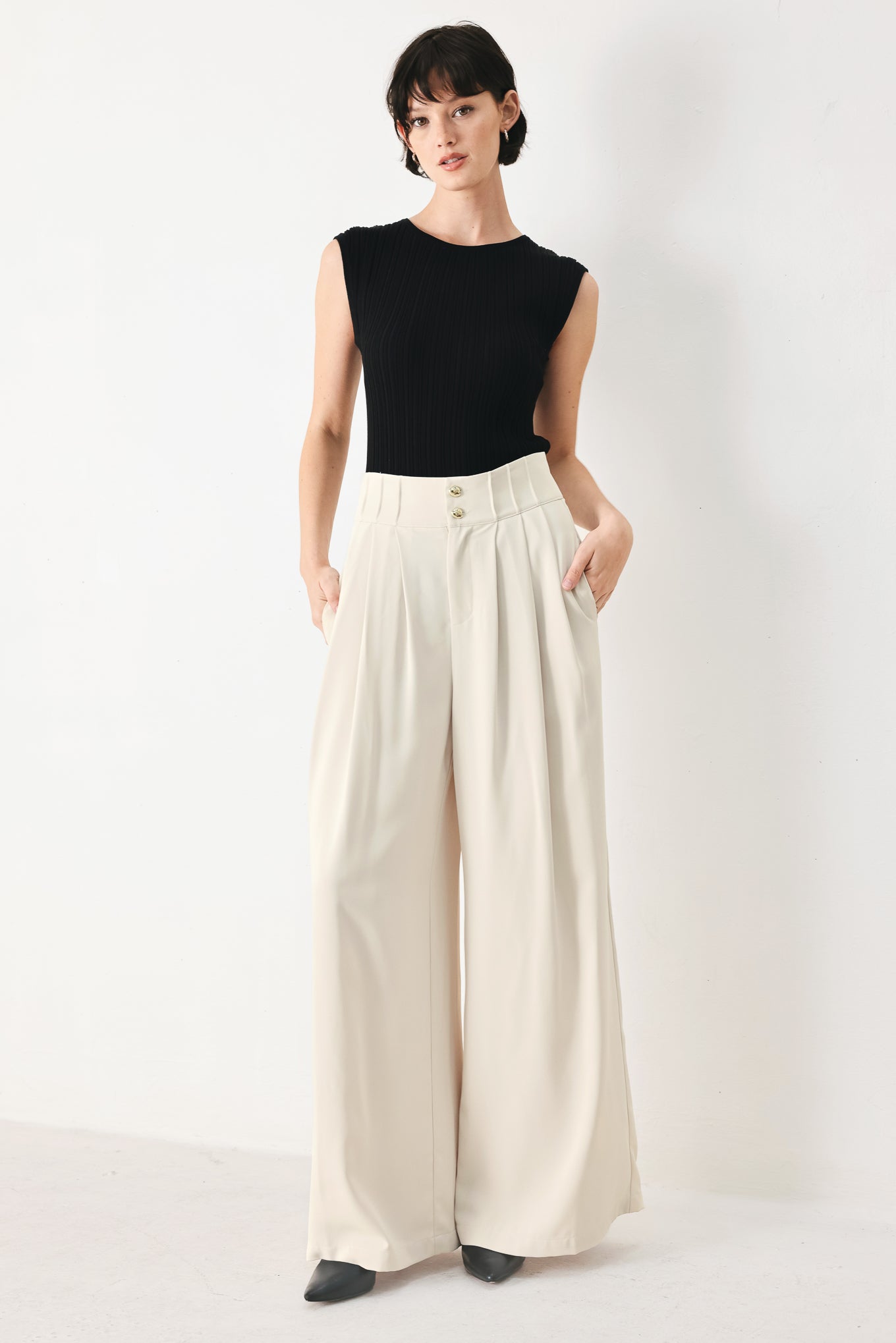 MODERN MINIMAL WOVEN PANTS Flying Tomato