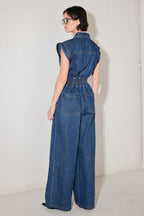 POWER PLAY DENIM JUMPSUIT Flying Tomato