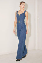 WESTSIDE GLAM DENIM JUMPSUIT Flying Tomato