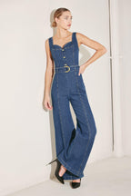 WESTSIDE GLAM DENIM JUMPSUIT Flying Tomato
