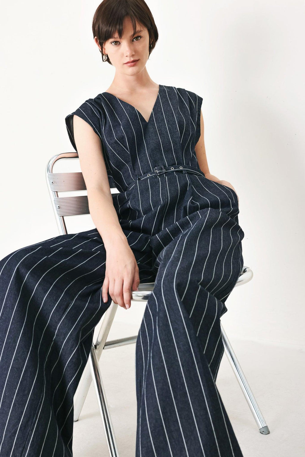 SOFT LINE ROMANCE WOVEN JUMPSUIT Flying Tomato