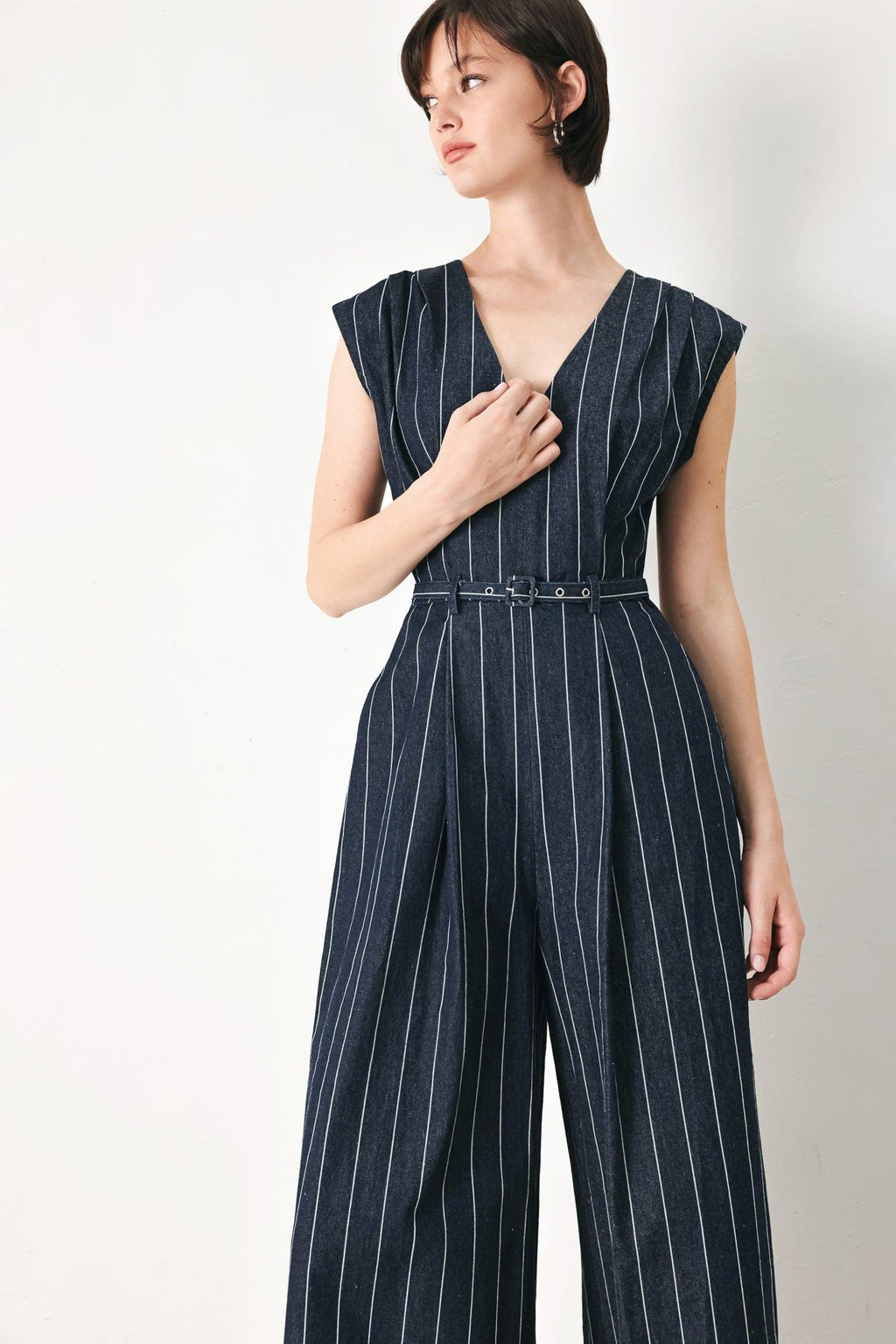 SOFT LINE ROMANCE WOVEN JUMPSUIT Flying Tomato