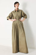 OLIVE DAYDREAM WOVEN JUMPSUIT Flying Tomato