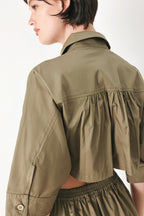 OLIVE DAYDREAM WOVEN JUMPSUIT Flying Tomato