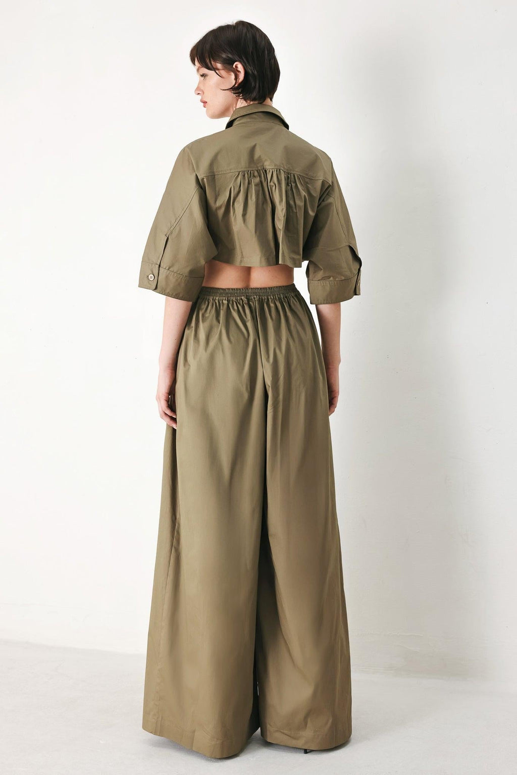 OLIVE DAYDREAM WOVEN JUMPSUIT Flying Tomato