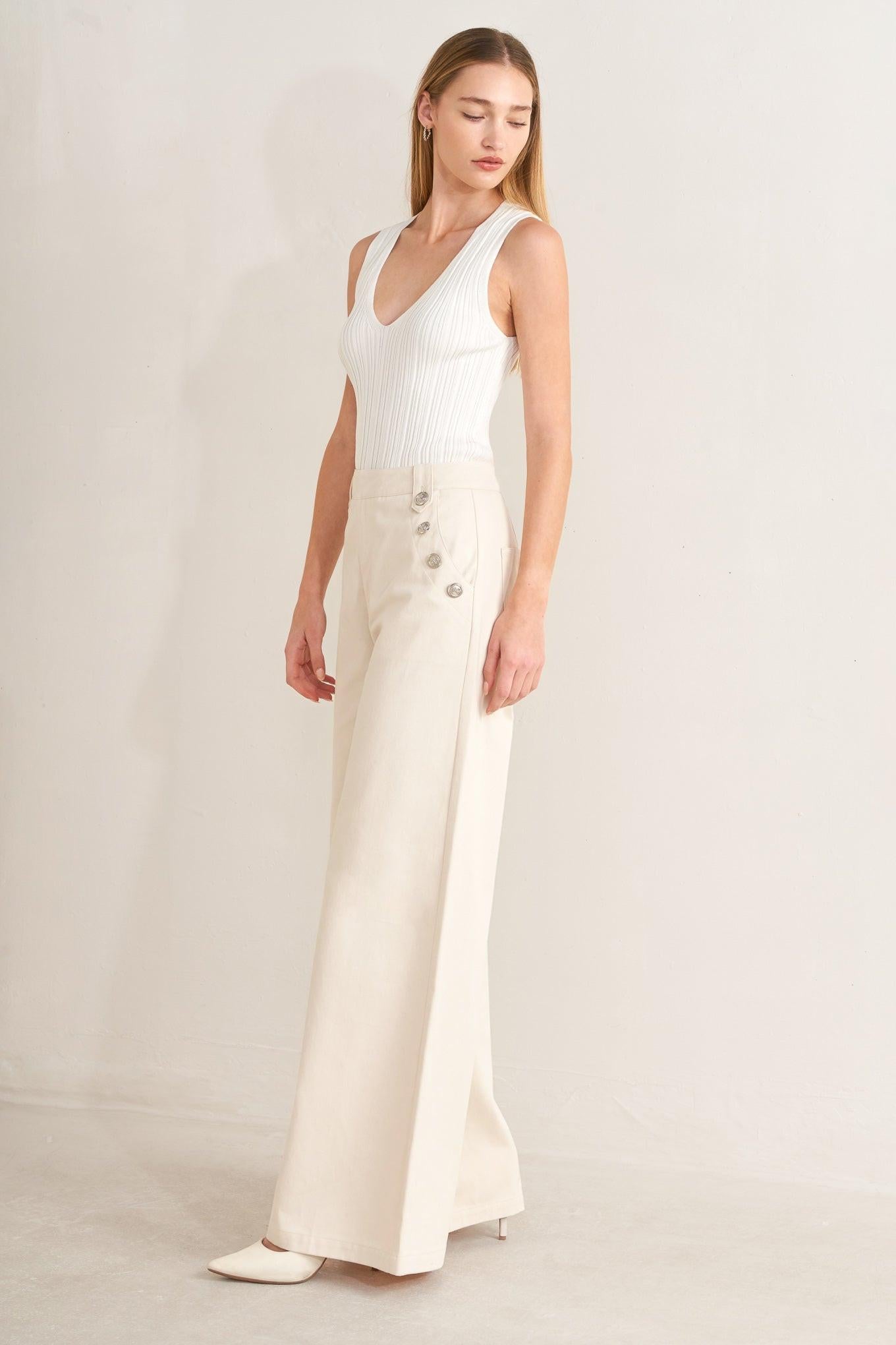 RUNWAY TAILORED WOVEN PANTS Flying Tomato