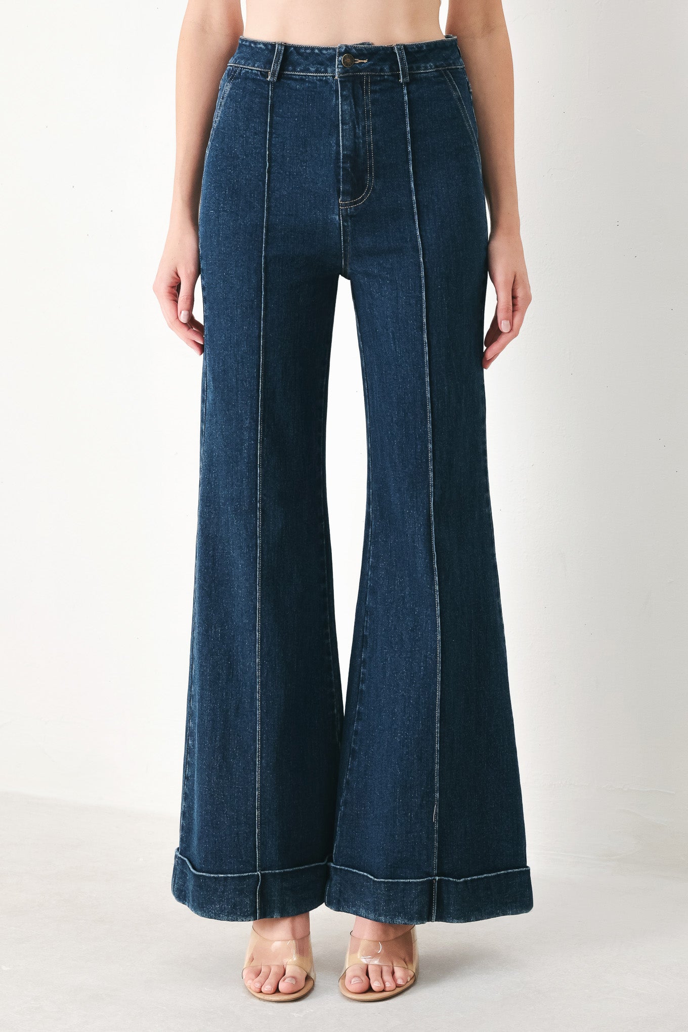 SKYLINE FLARE DENIM PANTS Flying Tomato