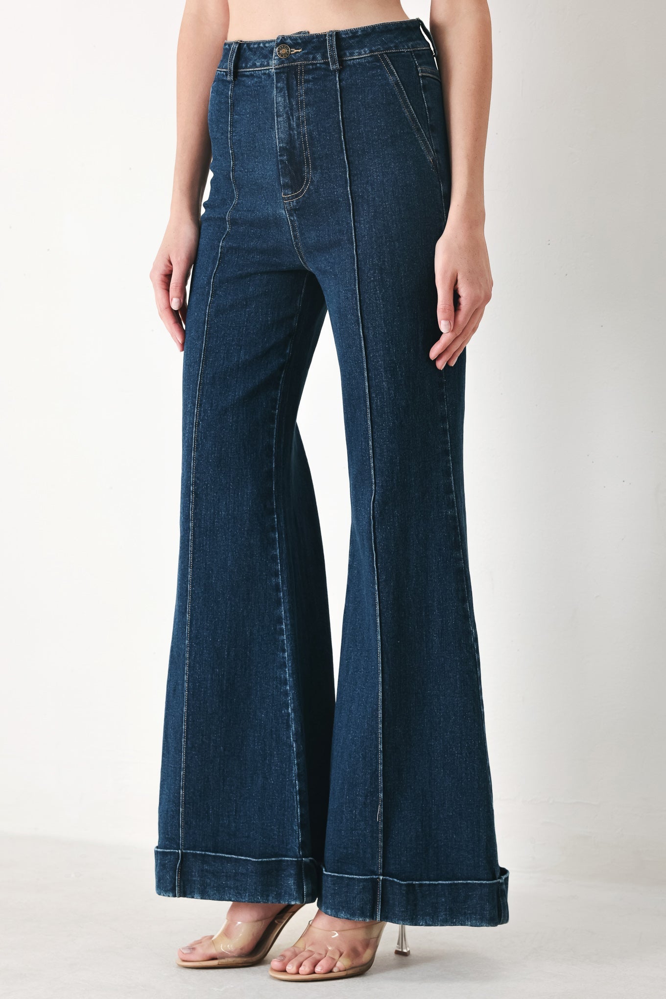 SKYLINE FLARE DENIM PANTS Flying Tomato