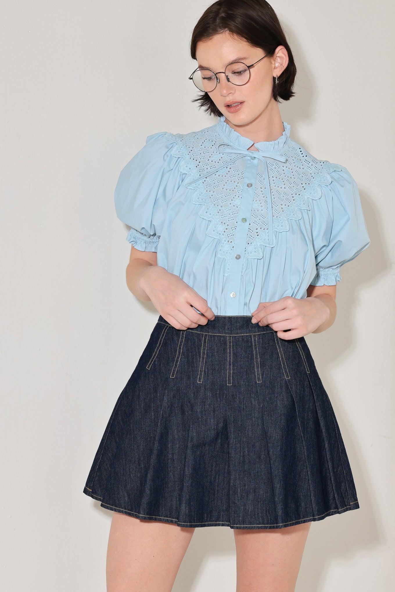 LOVESONG IN DENIM SKORT Flying Tomato