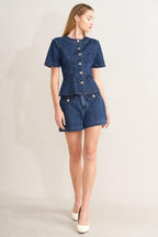 FOREVER STYLISH DENIM SHORTS Flying Tomato