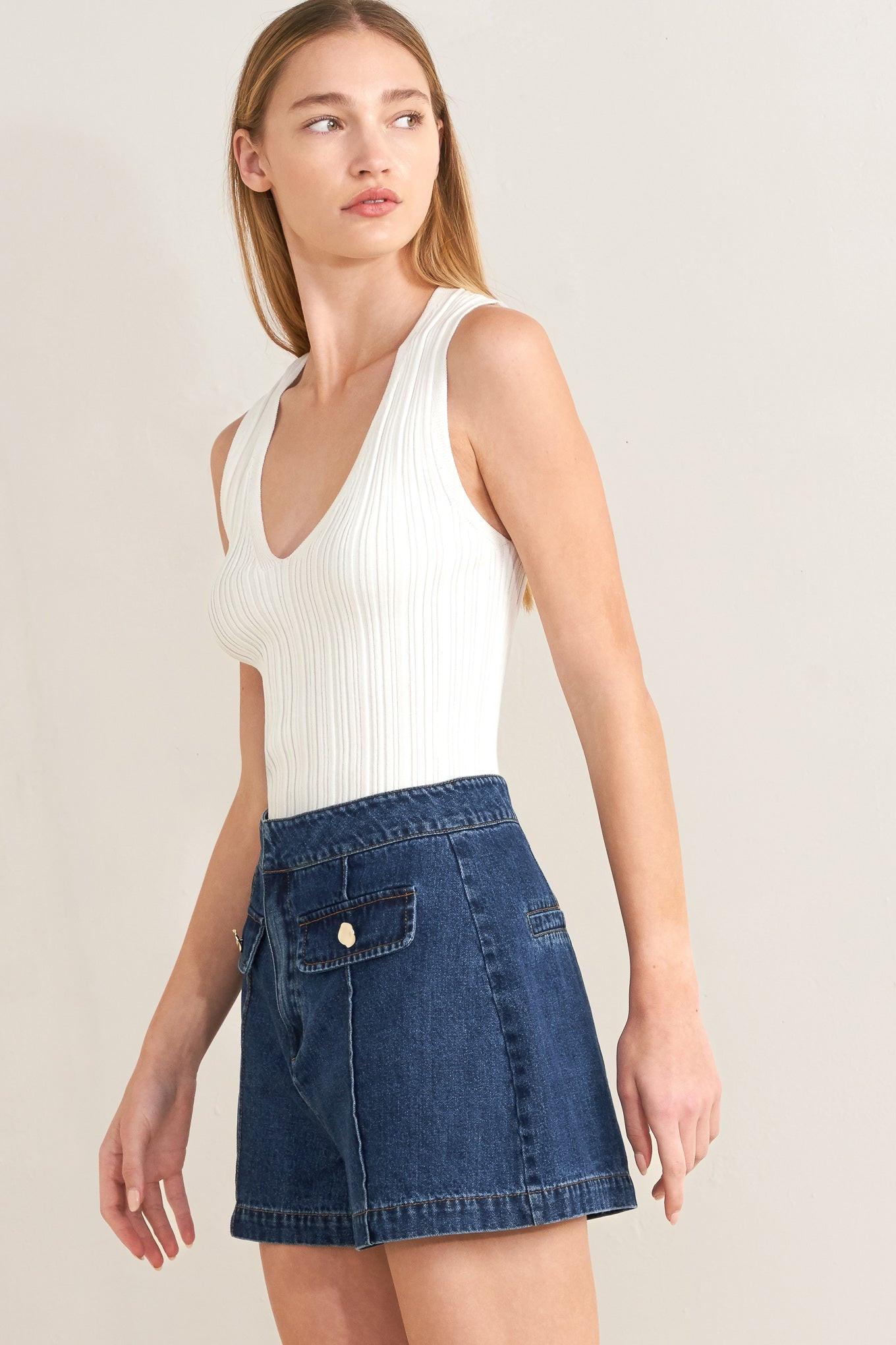 FOREVER STYLISH DENIM SHORTS Flying Tomato