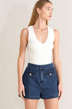 FOREVER STYLISH DENIM SHORTS Flying Tomato
