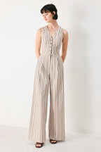 NATURAL RHYTHM WOVEN JUMPSUIT Flying Tomato