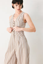 NATURAL RHYTHM WOVEN JUMPSUIT Flying Tomato