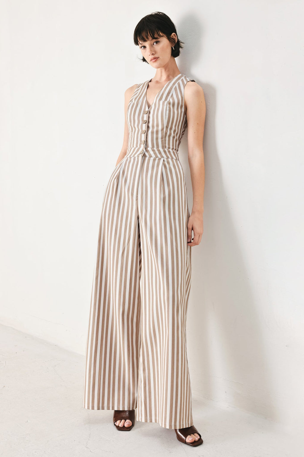 NATURAL RHYTHM WOVEN JUMPSUIT Flying Tomato