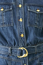 PLAY MODE DENIM ROMPER Flying Tomato