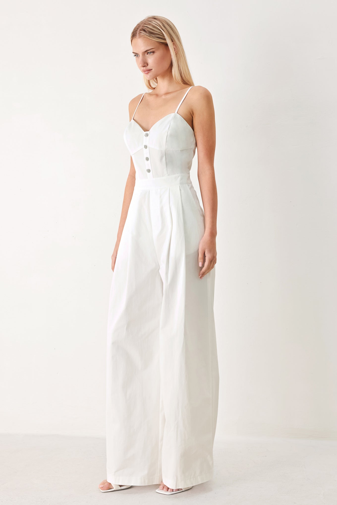 TRUE LOVE LOOK WOVEN JUMPSUIT Flying Tomato
