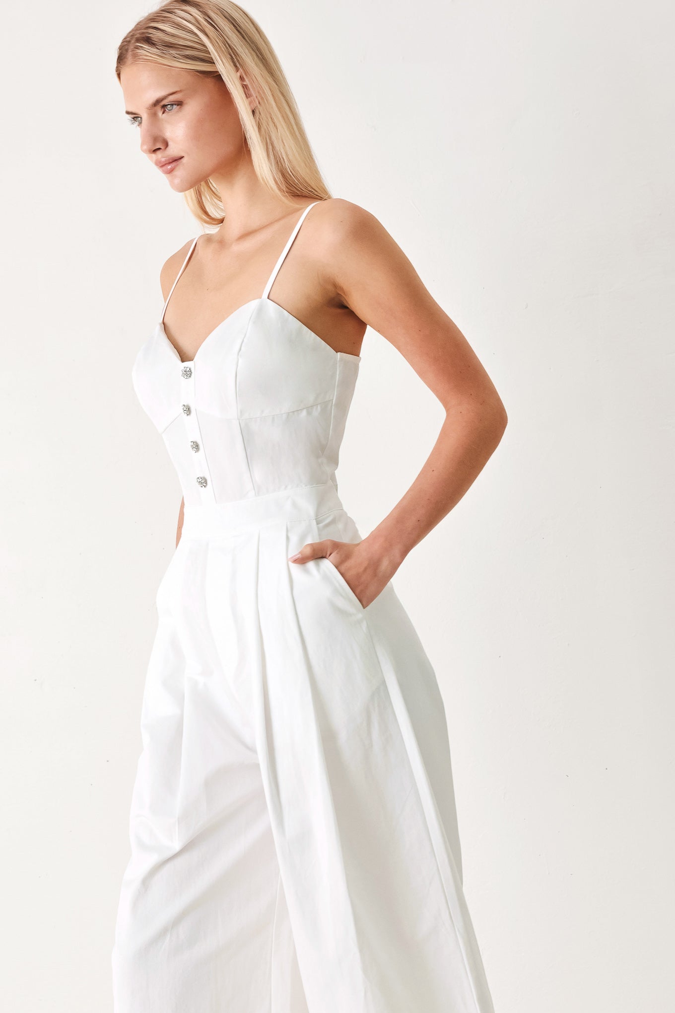 TRUE LOVE LOOK WOVEN JUMPSUIT Flying Tomato