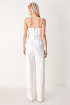 TRUE LOVE LOOK WOVEN JUMPSUIT Flying Tomato