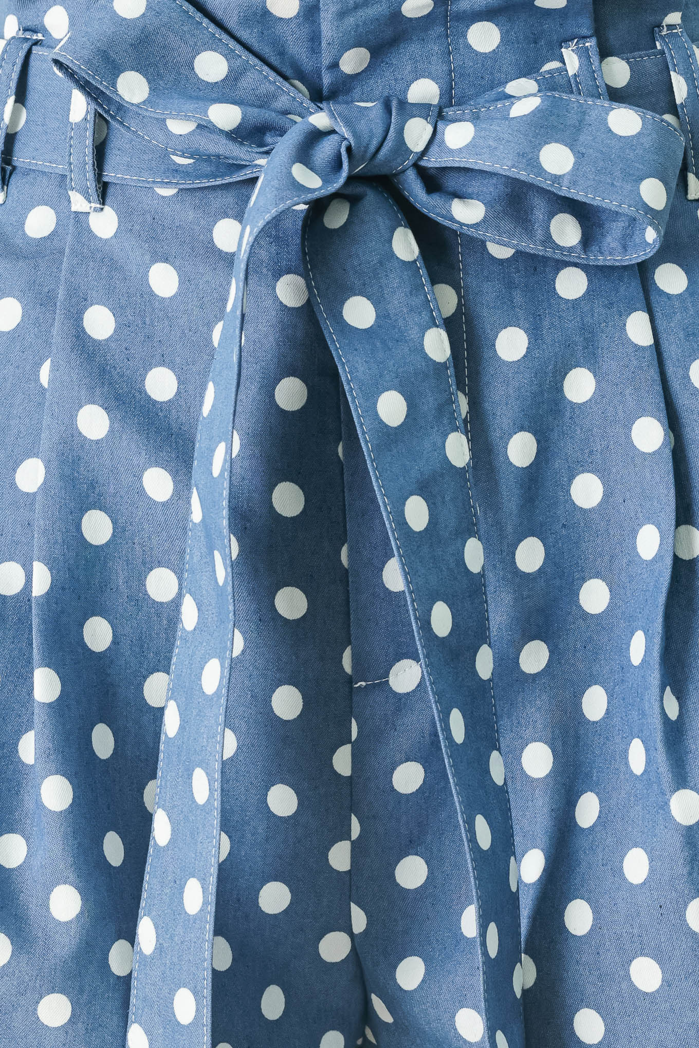 FLIRTY DOTS TIE WOVEN SHORTS Flying Tomato