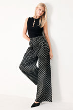 FOREVER CHIC POLKA WOVEN PANTS Flying Tomato