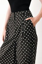 FOREVER CHIC POLKA WOVEN PANTS Flying Tomato