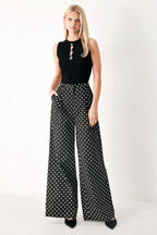 FOREVER CHIC POLKA WOVEN PANTS Flying Tomato