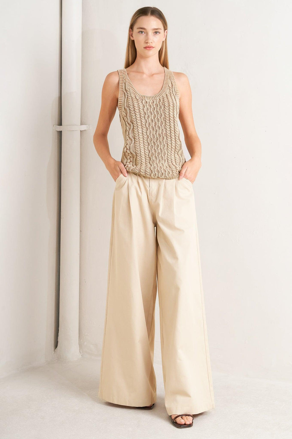 NEVER FORGET KNIT TANK TOP Flying Tomato