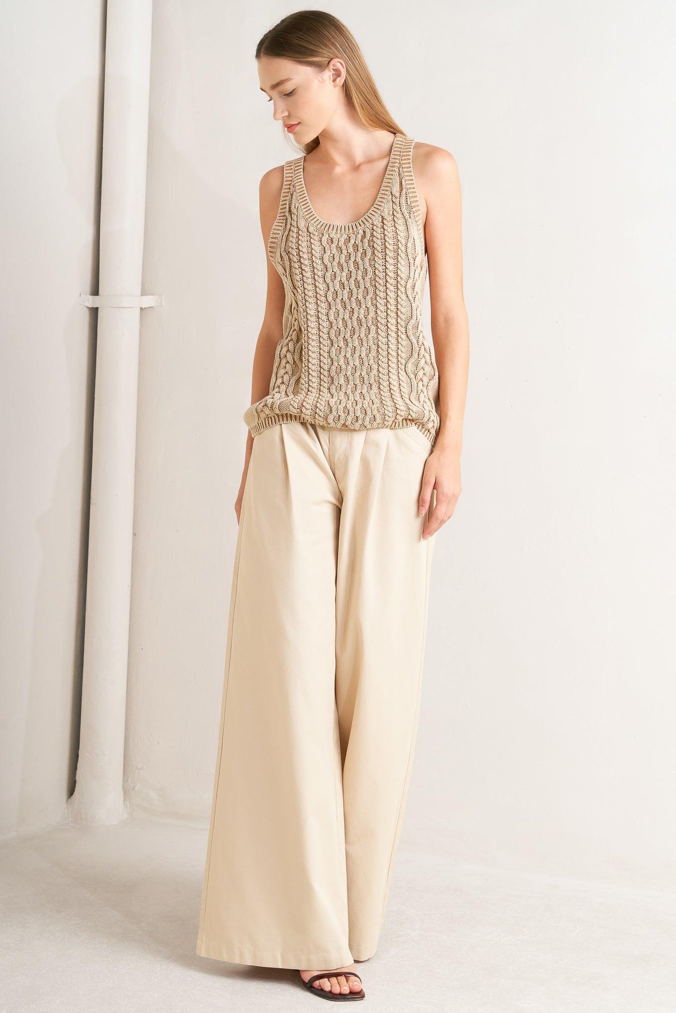 NEVER FORGET KNIT TANK TOP Flying Tomato