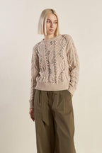 LITTLE BIT IN LOVE SWEATER KNIT TOP Flying Tomato