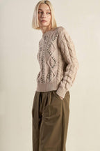 LITTLE BIT IN LOVE SWEATER KNIT TOP Flying Tomato