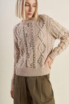 LITTLE BIT IN LOVE SWEATER KNIT TOP Flying Tomato