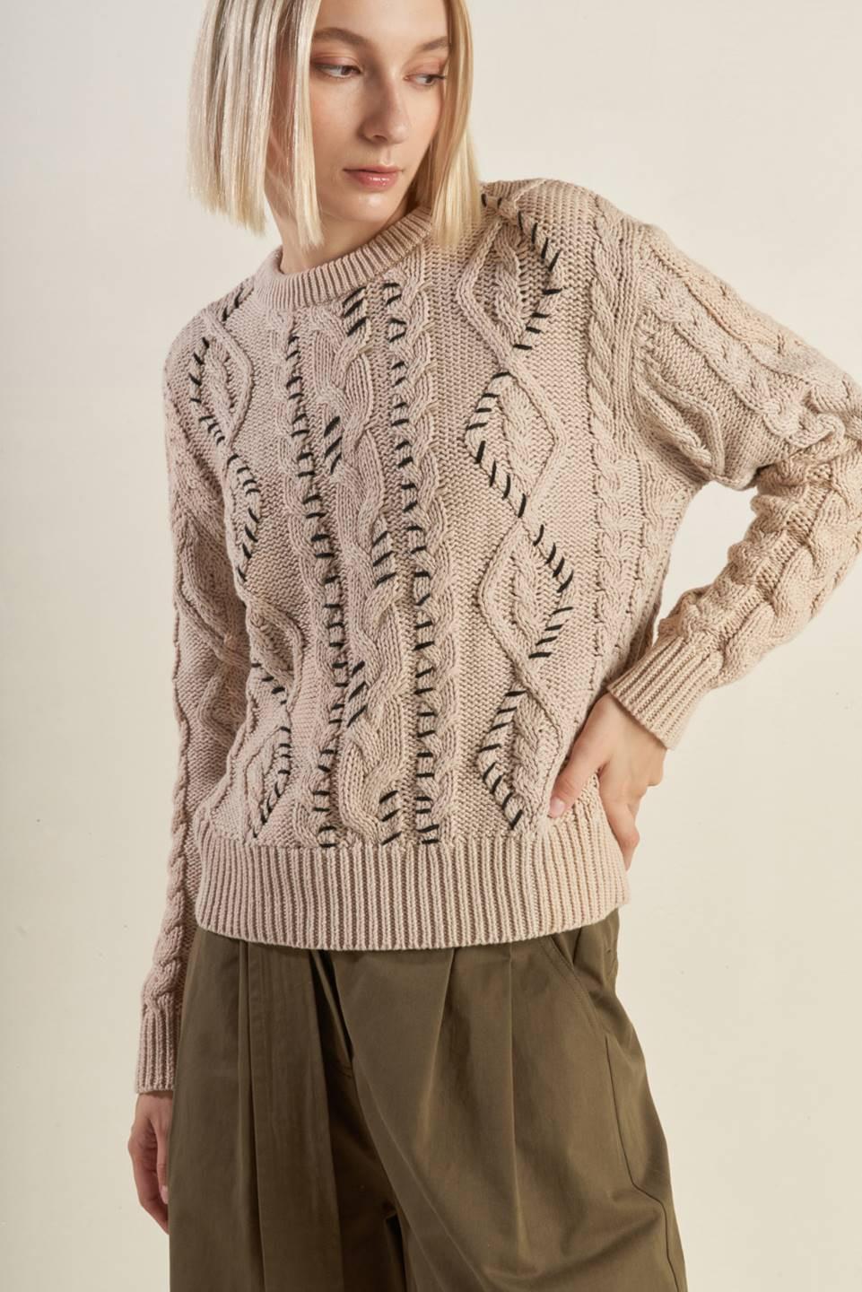 LITTLE BIT IN LOVE SWEATER KNIT TOP Flying Tomato