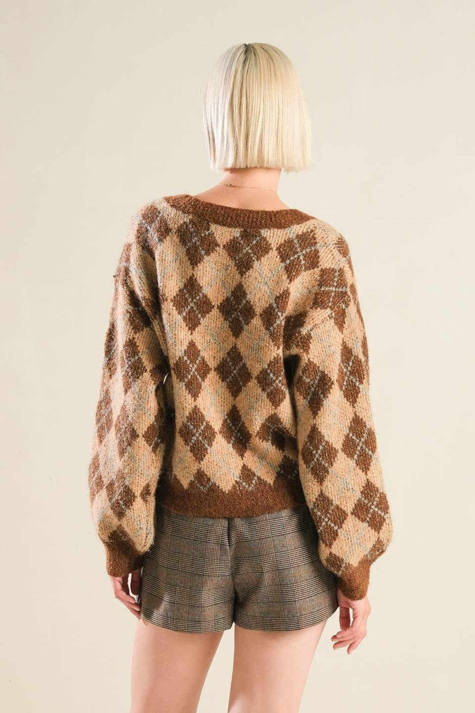CHAMPAGNE COAST SWEATER CARDIGAN Flying Tomato