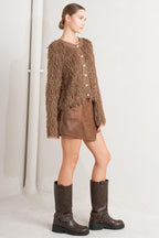 LIVE IN THE NOW SWEATER CARDIGAN Flying Tomato