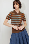 PRETTY IN PARADISE POLO TOP Flying Tomato