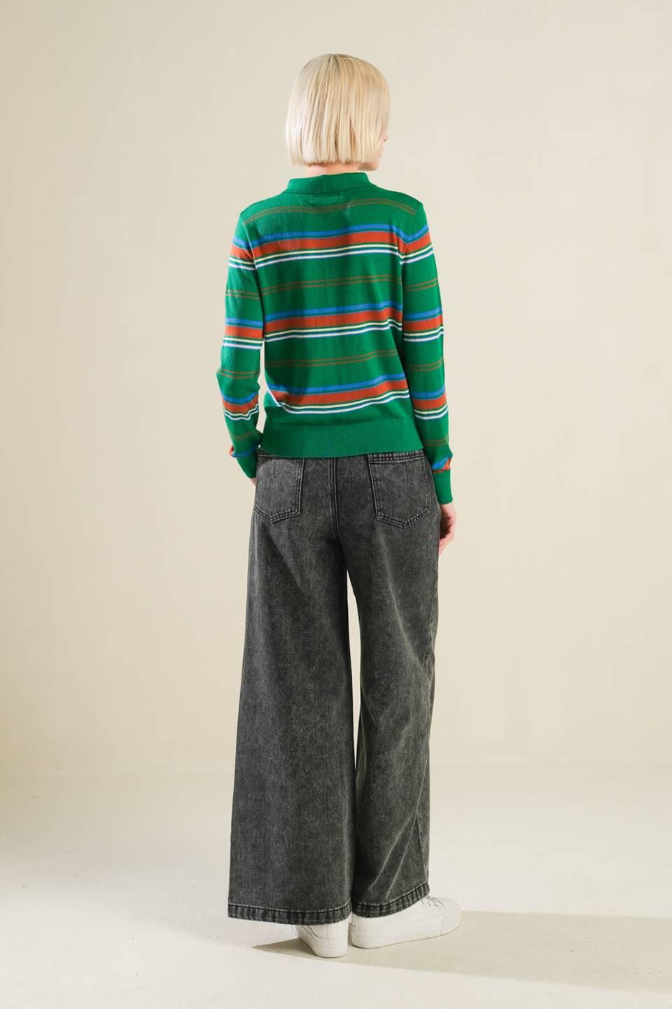 CALL IT FATE SWEATER POLO TOP Flying Tomato
