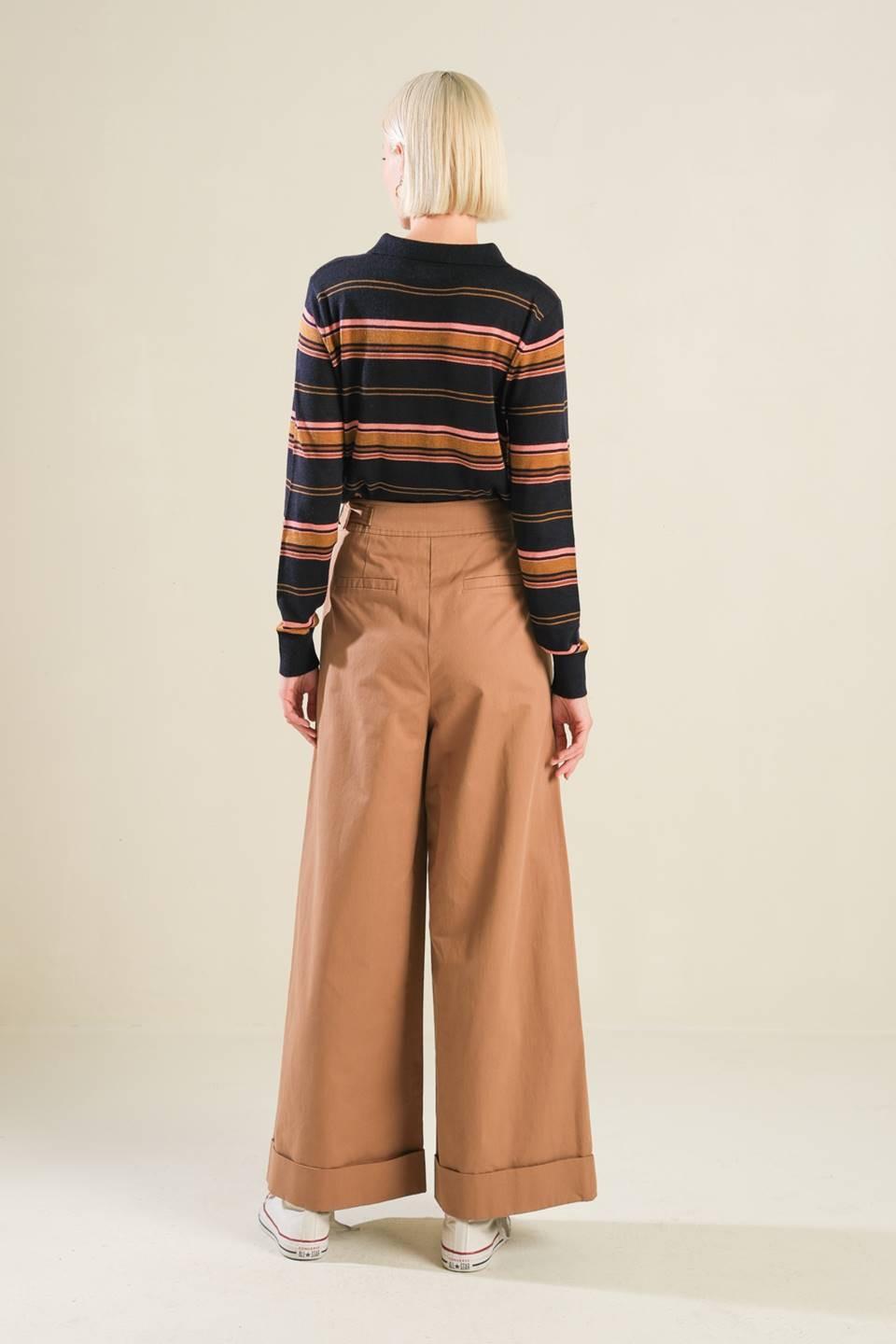 CALL IT FATE SWEATER POLO TOP Flying Tomato