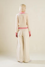HIDDEN REFLECTIONS SWEATER POLO TOP Flying Tomato