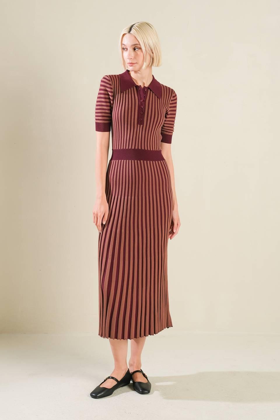 LUXE LIVING SWEATER MIDI DRESS Flying Tomato