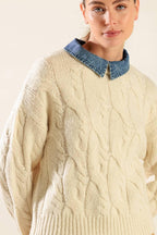 TOTALLY SMITTEN PULLOVER SWEATER TOP Flying Tomato