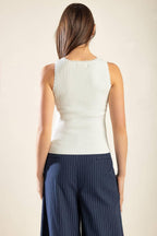 THE EVETTE BABY SWEATER KNIT TOP Flying Tomato