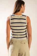 INTO THE NATURAL SWEATER KNIT VEST Flying Tomato