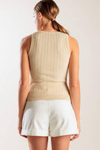 THINKING ABOUT YOU KNIT TANK TOP Flying Tomato