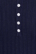 SO MAGNETIC NAVY SWEATER MIDI DRESS Flying Tomato