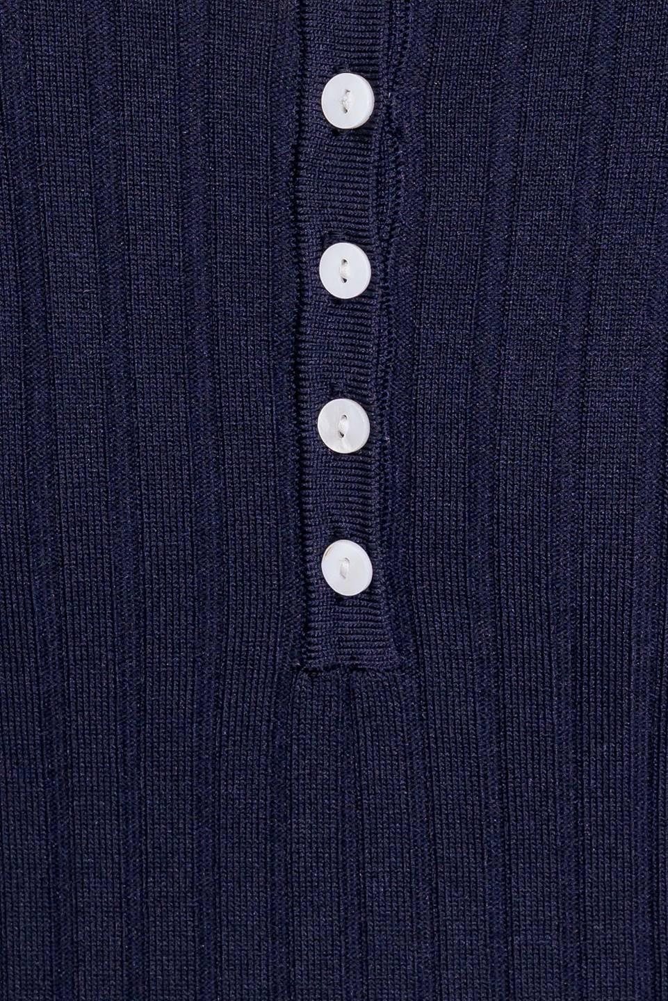 SO MAGNETIC NAVY SWEATER MIDI DRESS Flying Tomato